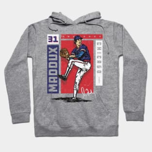 Greg Maddux Chicago Card Stat Hoodie